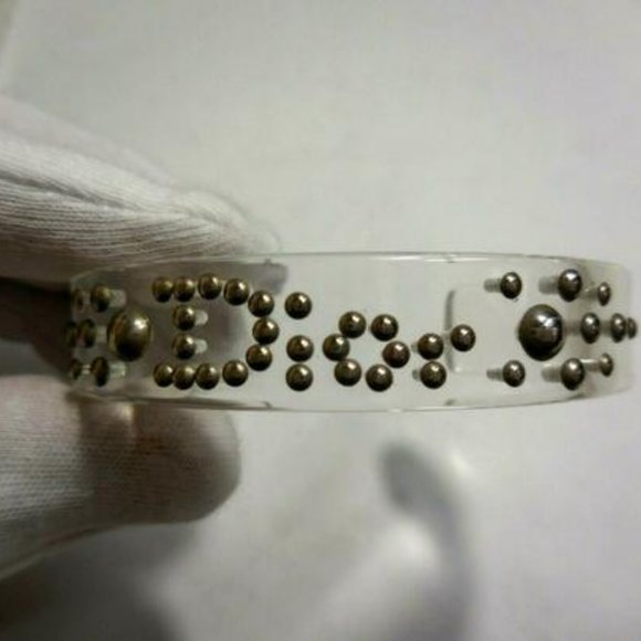 Dior Lucite/Swarovski Crystals Bracelet - Picture 1 of 6